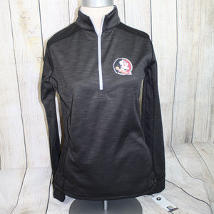 Florida State 1/4 Zip Pullover Triblend WomensNWOT